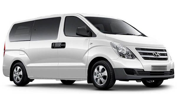 Limo Car service in cartagena with hyundai starex_white