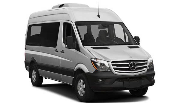 Limo Car service in medellin with mercedes sprinter-blanco